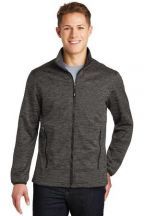 Sport-Tek Adult Unisex PosiCharge Electric Heather Soft Shell Jacket